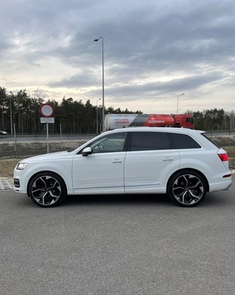 Audi Q7 cena 182000 przebieg: 113500, rok produkcji 2017 z Warszawa małe 191